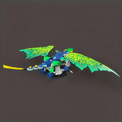 JieStar MOC Building Block Set: Movie MOC Legendary Dragon, Model JJ9017