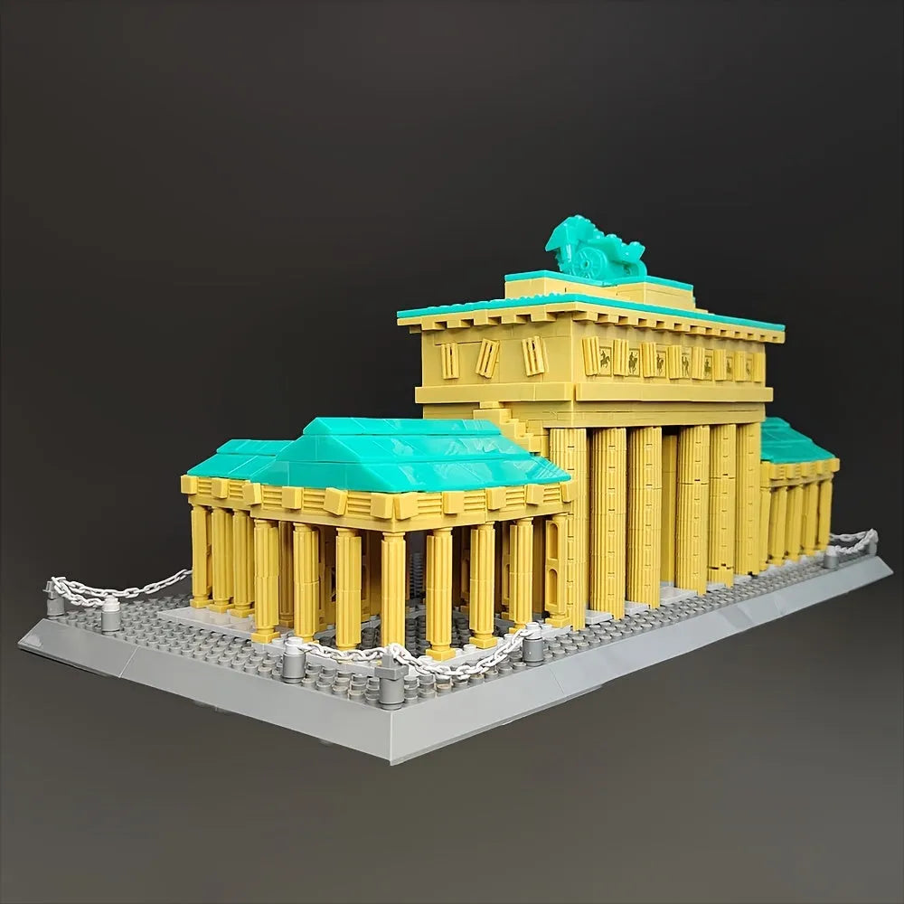 Wange MOC Building Block Set: Berlin Brandenburg Gate, Model 6211