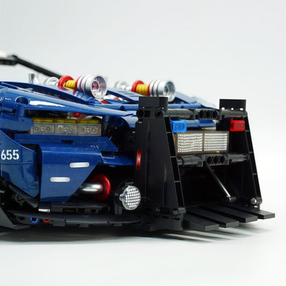Trilumity Building Block Set: 1:8 American Mustang Police Car | The Ultimate RC Collector’s Item (3975-Piece)