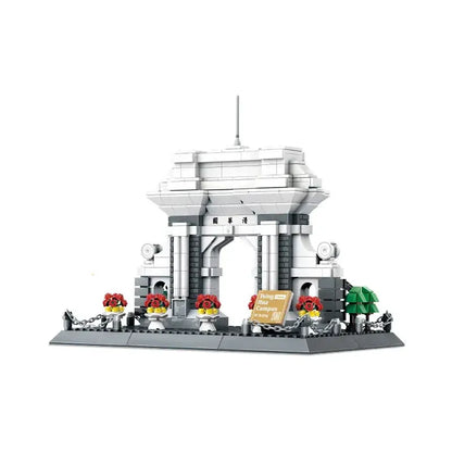Wange Building Block Set: China Beijing Tsinghua Campus, Model 4223