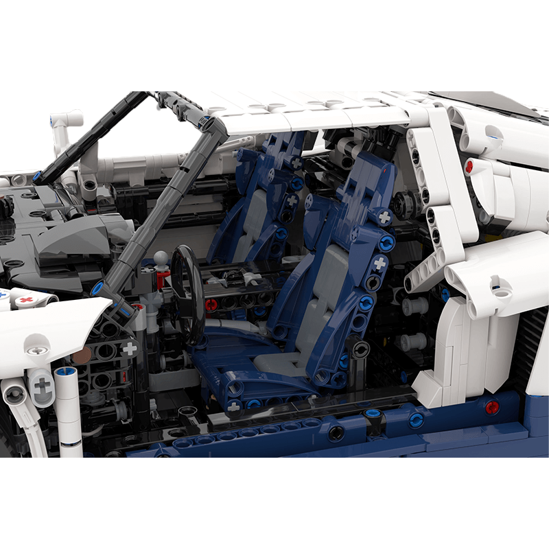 Trilumity Building Block Set: The Ultimate 1:8 Maserati Mc12 Hypercar (3975Piece)