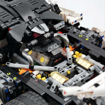 Trilumity Building Block Set: 1: 8 The Ultimate British Hybrid Hypercar | White Custom Edition(3893-Piece)