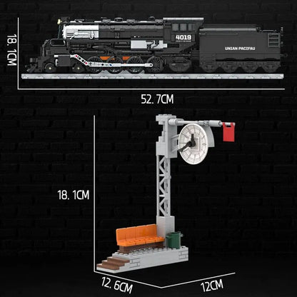 DK MOC Building Block Set: Big Boy Simulation City Train, Model DK80014