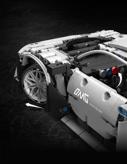 Trilumity Building Block Set: 1:14 Mercedes-Benz AMG One Supercar (1164Piece)