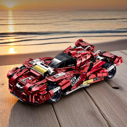 Trilumity Building Block Set: 1:8 Brocken Gigant, Removable Motorized Tusks, Motorized Door(3928-Piece)