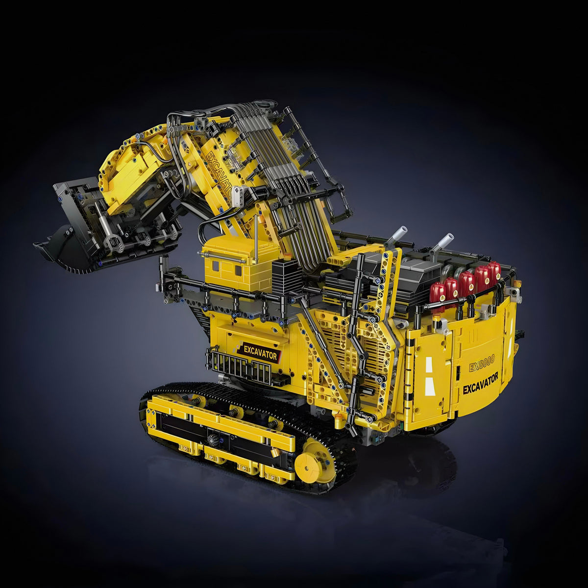 Trilumity Heavy Duty Excavator Building Block Set, Remote Control, 4,767-Piece