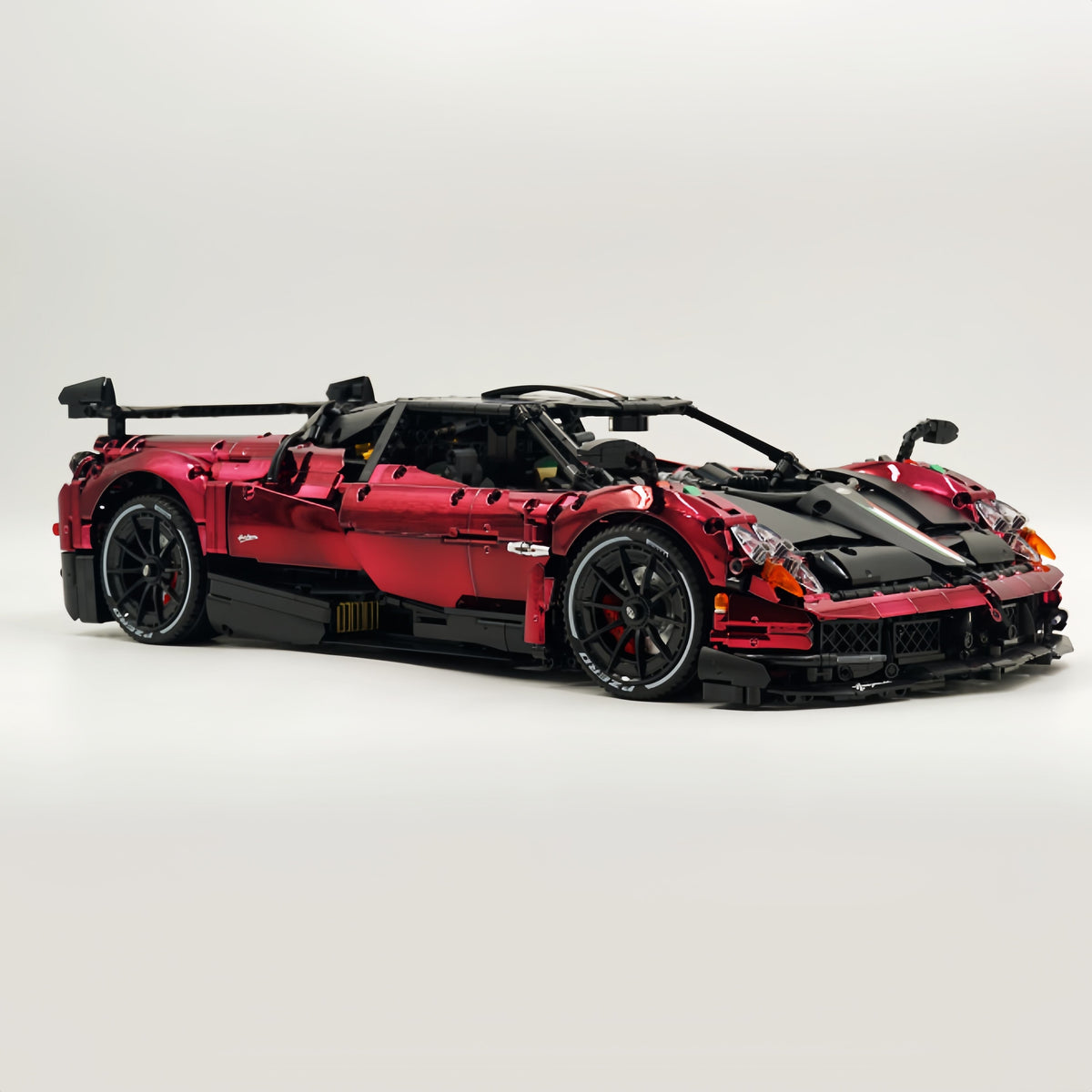 Trilumity Building Block Set: 1: 8 Pagani Huayra Bc Mirror Electroplating Customized Ultimate Edition (4708-Piece)