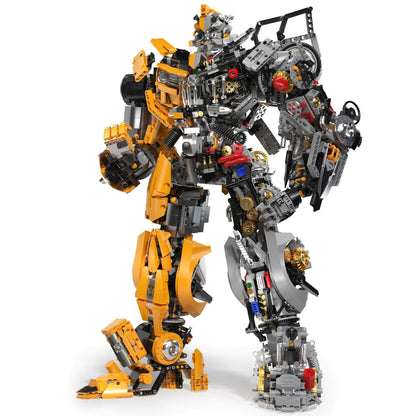 MOC Building Block Set: Mech MOC Metamorphic Bumblebee Robot, Model V5014