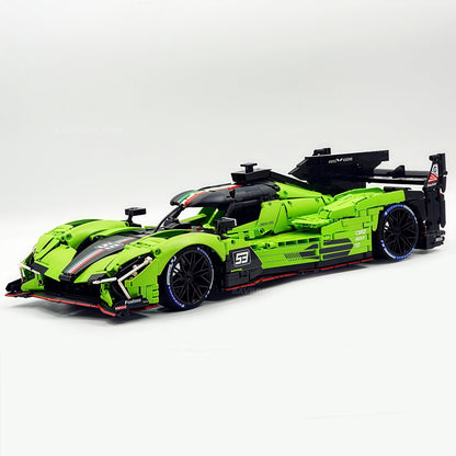 Trilumity Motorized Building Block Set: 1:8 The Ultimate LMDh Hybrid Prototype | 2024 Endurance (3771-Piece)