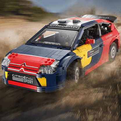 Trilumity Motorized Building Block Set: Remote Controlled 2008 Citroën C4 Wrc (1550+-Piece)