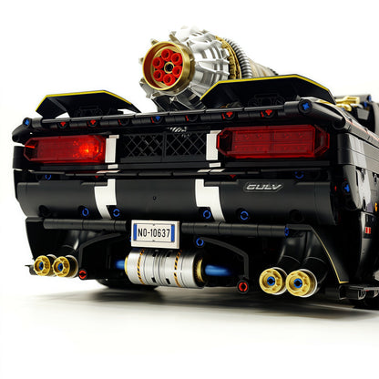 Trilumity Motorized Building Block Set: 1: 8 Dodge Challenger with Remote Control (3751-Piece)