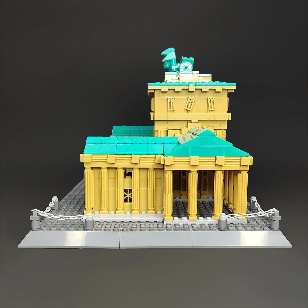 Wange MOC Building Block Set: Berlin Brandenburg Gate, Model 6211