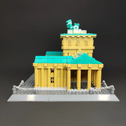 Wange MOC Building Block Set: Berlin Brandenburg Gate, Model 6211