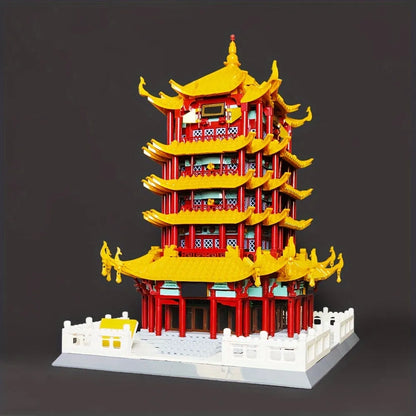 Wange Building Block Set: China Yellow Crane Tower 6214