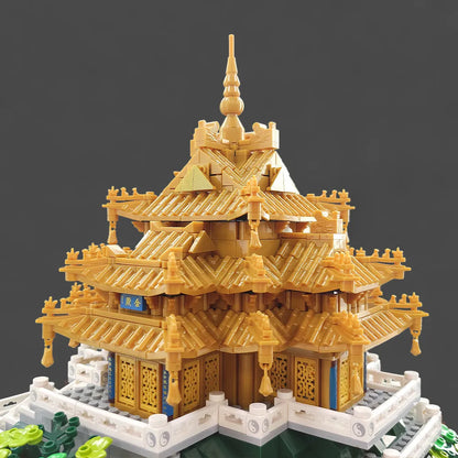 Wange Building Block Set: Famous China LAOJUN Mountain, Model 6234