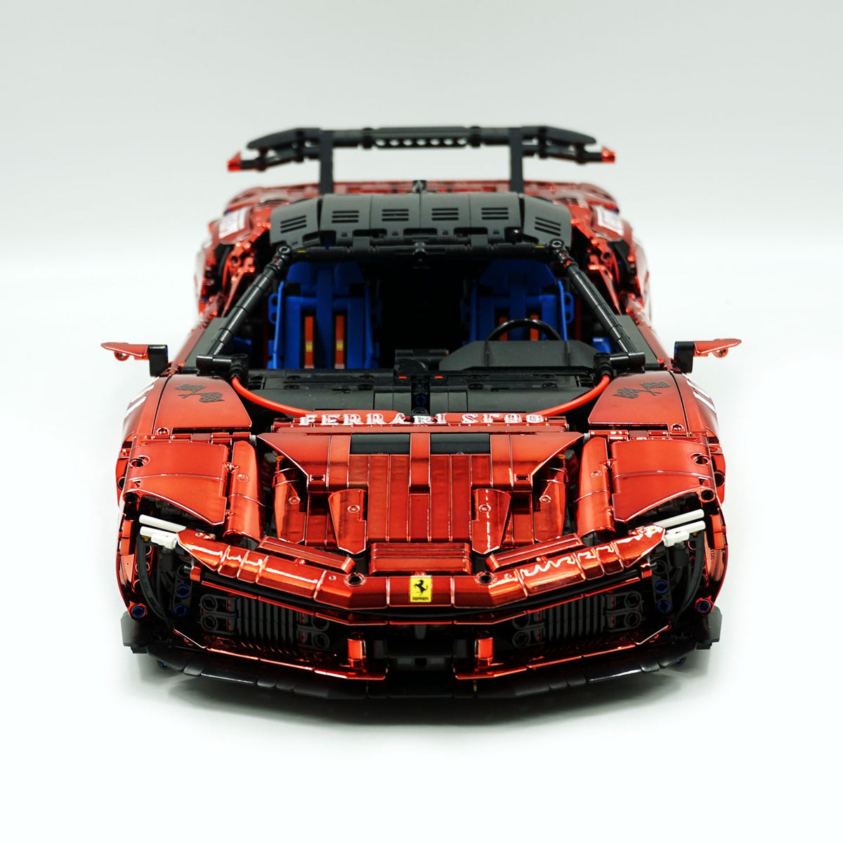 Trilumity Motorized Building Block Set: 1:8 Xx Track Hybrid Red Plating Limited Color, The Ultimate Supercar, More Than 12 Features