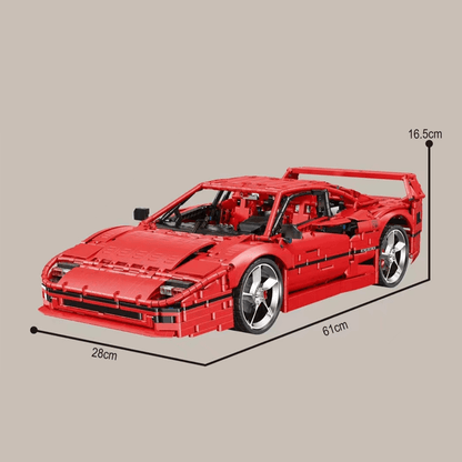 Trilumity Building Block Set: 1:8 The Ultimate 80s Turbo Icon Supercar (4026-Piece)