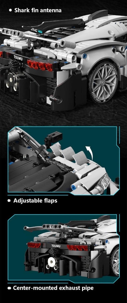 Trilumity Building Block Set: 1:14 Mercedes-Benz AMG One Supercar (1164Piece)