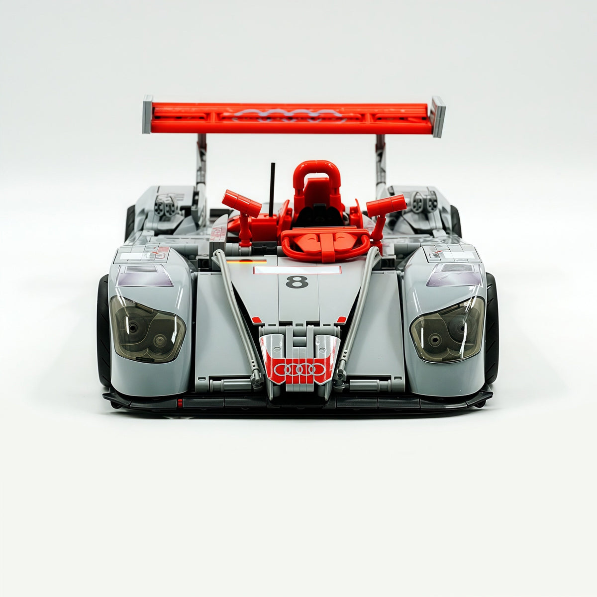 Trilumity Building Block Set: 1:8 Audi R8 Lmp 2000 | Remote Controlled | Genuine Authorization | 2426-Piece