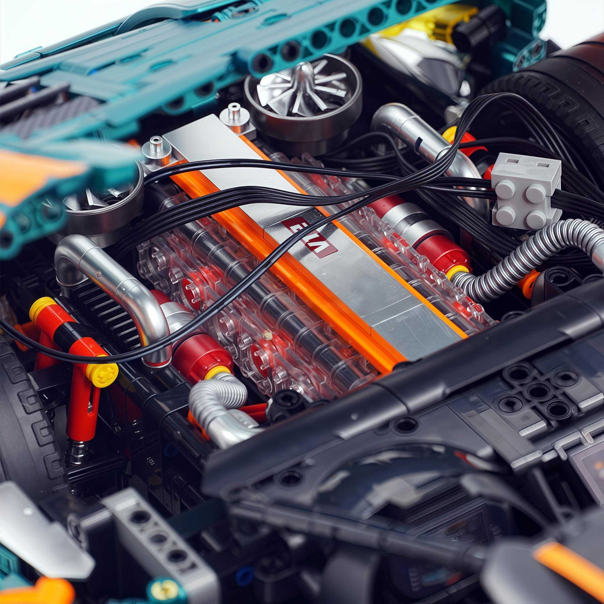 Trilumity Building Block Set: 1:8 Aston Martin Vulcan | British Racing Icon | 3794+-Piece