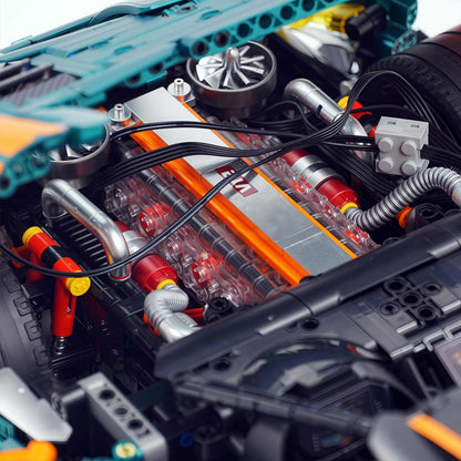 Trilumity Building Block Set: 1:8 Aston Martin Vulcan | British Racing Icon | 3794+-Piece