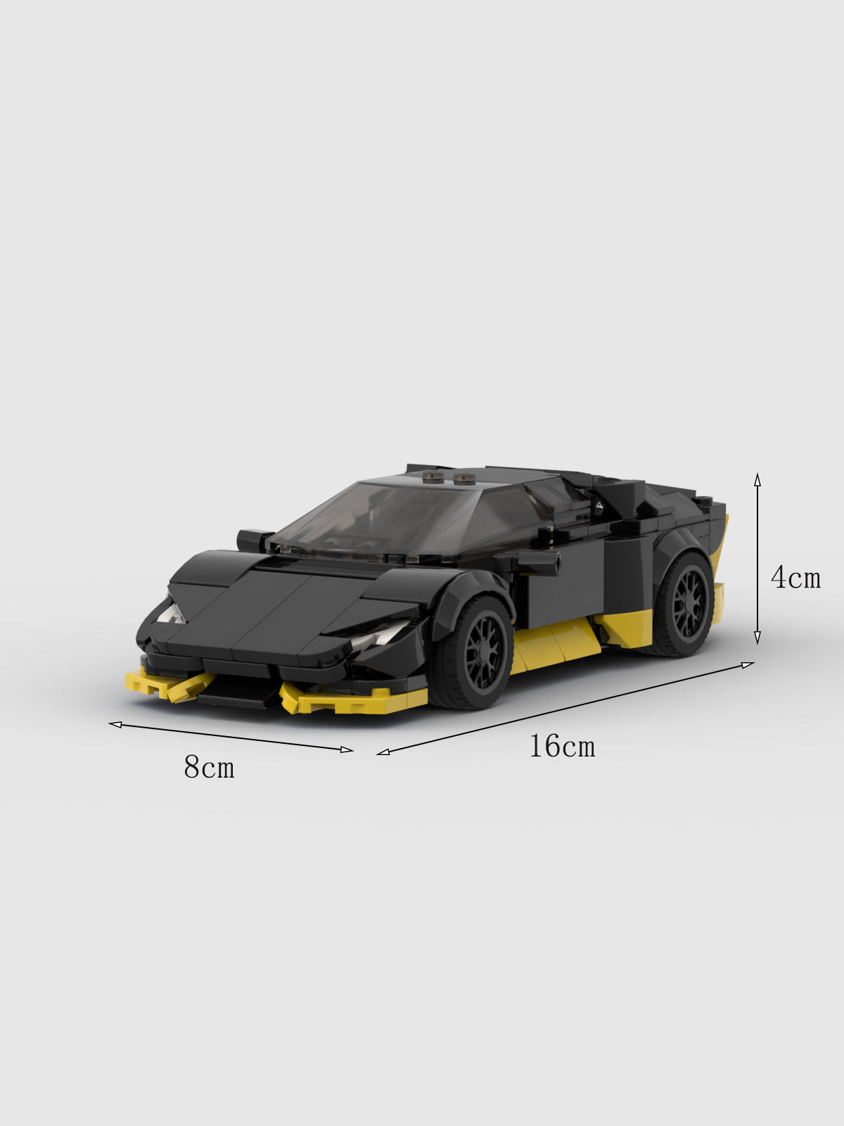 Trilumity MOC Building Block Set: 1:24 Supercar (300+-Piece) | MOC Building Set