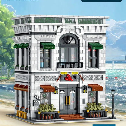 UG MOC Building Block Set: Seafood Restaurant, Model 10203