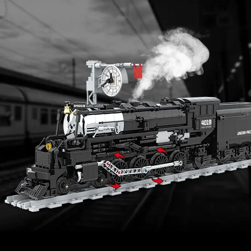 DK MOC Building Block Set: Big Boy Simulation City Train, Model DK80014