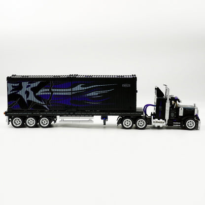 Trilumity Building Block Set: American Retro Gmc Heavy Truck – Spirit of the Open Road (1500+-Piece | 69cm)