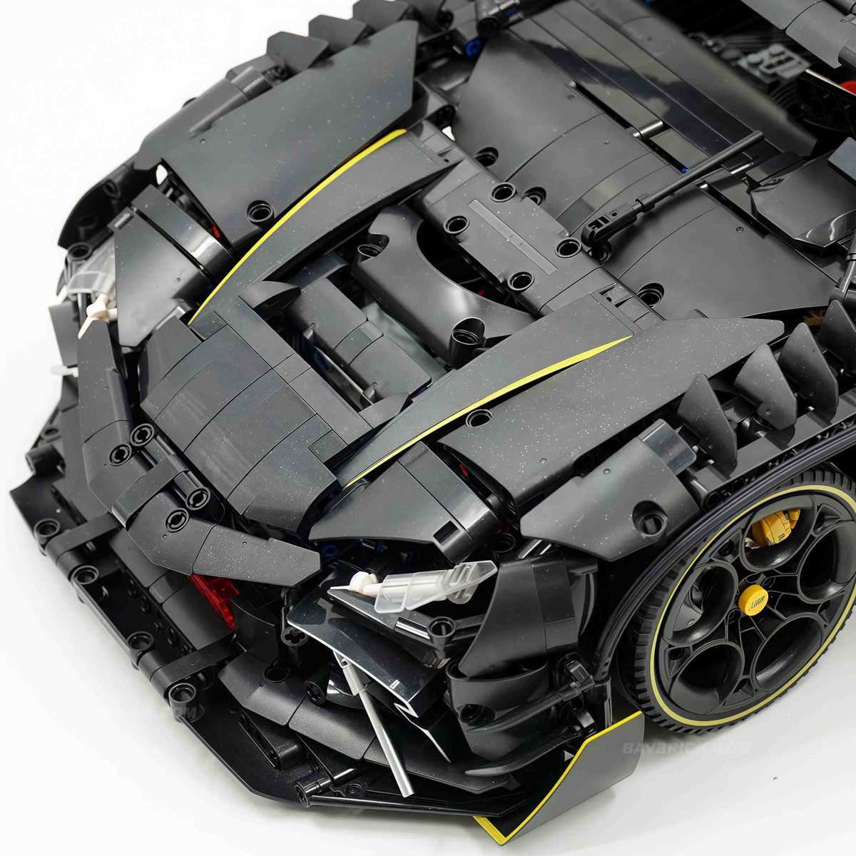 Trilumity Motorized Building Block Set: 1:8 The Ultimate Track-Built Ferrari 296 Supercar (3729-Piece)