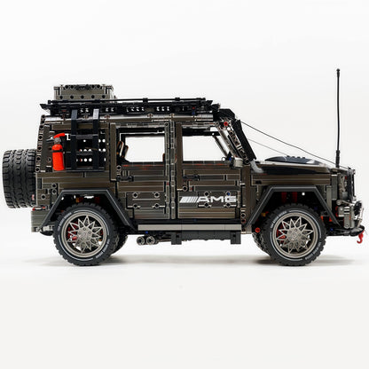 Trilumity Motorized Building Block Set: 1: 8 Mercedes Benz G 500, Ultimate Maneuver Control Off-Road | Electroplating Gun Gray Custom