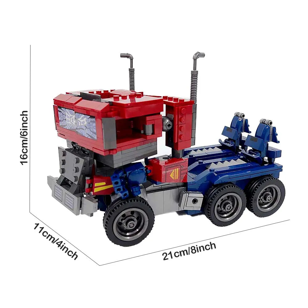 JieStar Building Block Set: Movie Ideas Transform Optimus Prime Robot, Model JJ9022