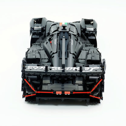 Trilumity Motorized Building Block Set: 1:8 The Ultimate LMDh Hybrid Prototype | Matte Black Custom Edition (3771-Piece)