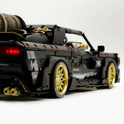 Trilumity Motorized Building Block Set: 1: 8 Dodge Challenger with Remote Control (3751-Piece)