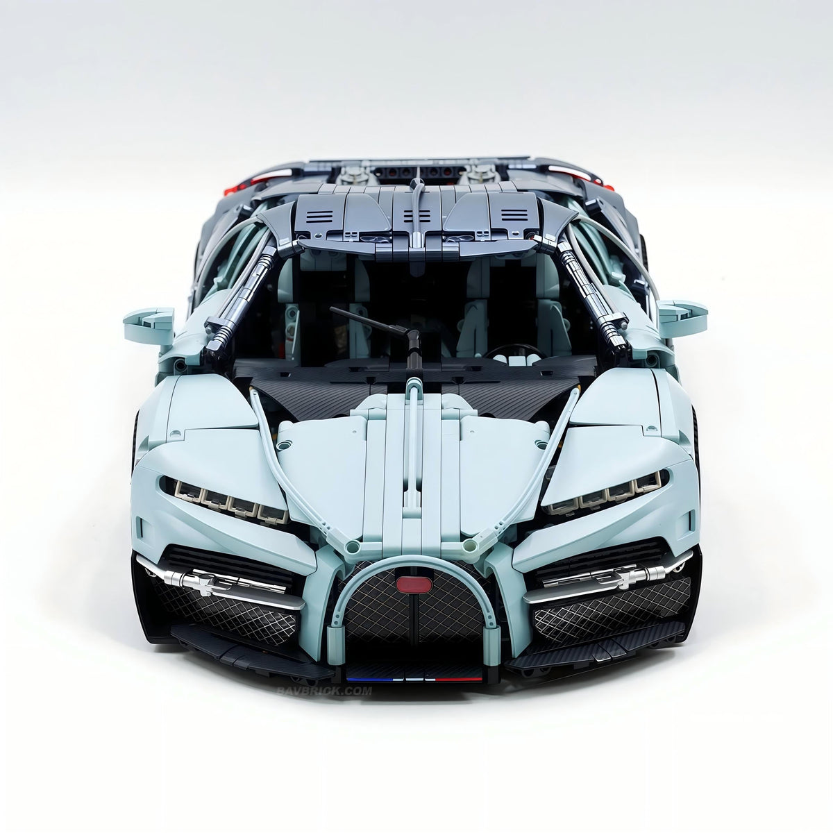 Trilumity Motorized Building Block Set: 1:8 French Hybrid V16 Hypercar | A Precision Blue Beast | Ultimate Collector's Item (3719-Piece)