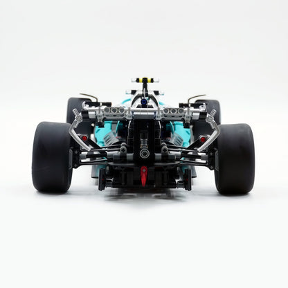 Trilumity Building Block Set: 1:8 Mercedes-Benz Abu Dhabi W15 F1 Racing Car (1936-Piece)