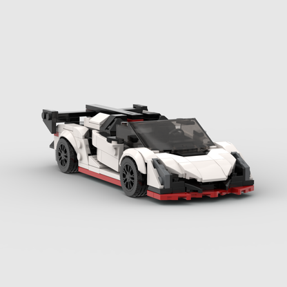 Trilumity MOC Building Block Set: 1:24 Supercar (300+-Piece) | MOC Building Set