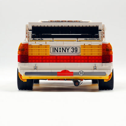 Trilumity Building Block Set: 1: 8 Audi Rally Quattro S1 Group B 1984, Genuine Authorization (3887+Piece)