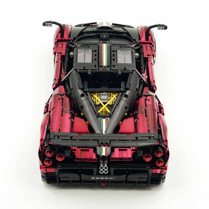 Trilumity Building Block Set: 1: 8 Pagani Huayra Bc Mirror Electroplating Customized Ultimate Edition (4708-Piece)