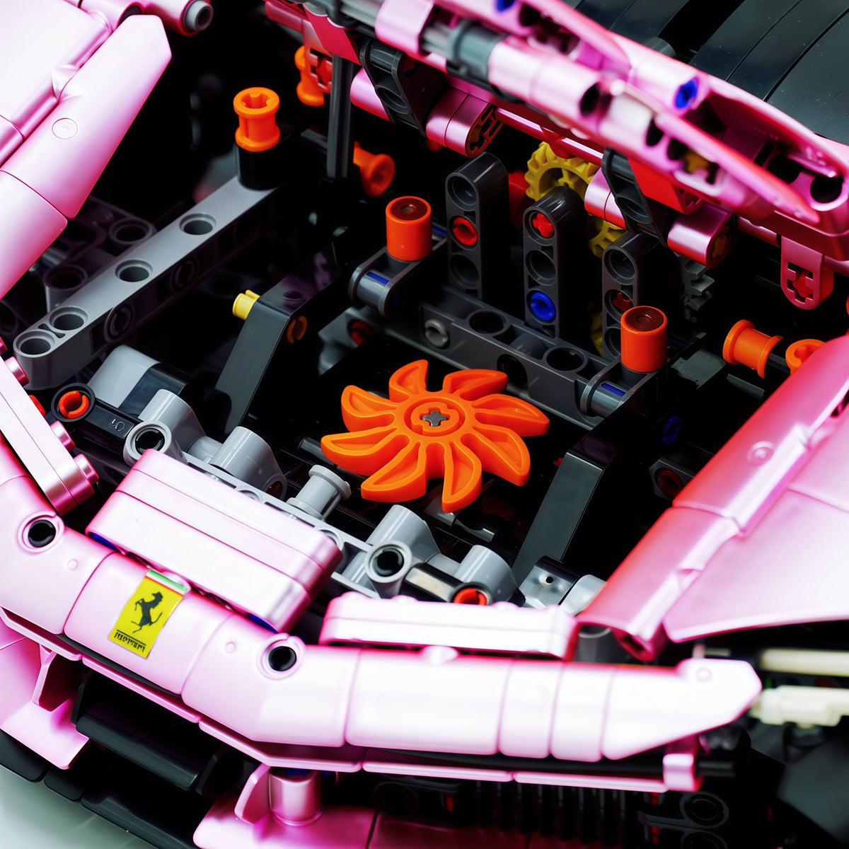 Trilumity Motorized Building Block Set: 1:8 Xx Track Hybrid Pink Plating Limited Color, The Ultimate Supercar, More Than 12 Features