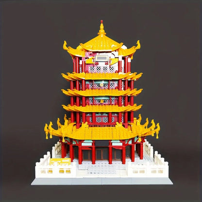 Wange Building Block Set: China Yellow Crane Tower 6214