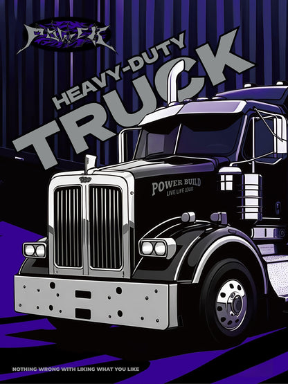 Trilumity Building Block Set: American Retro Gmc Heavy Truck – Spirit of the Open Road (1500+-Piece | 69cm)