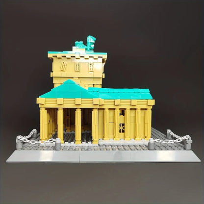 Wange MOC Building Block Set: Berlin Brandenburg Gate, Model 6211