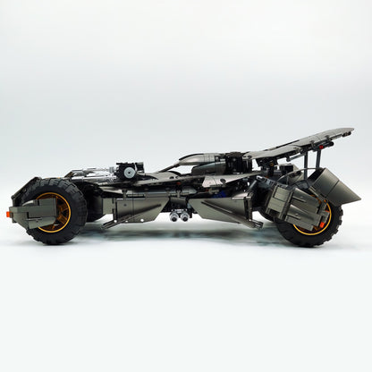 Trilumity Motorized Building Block Set: 1:8 Superhero Batman Car Set | Gun Gray Metallic Edition (2851-Piece)