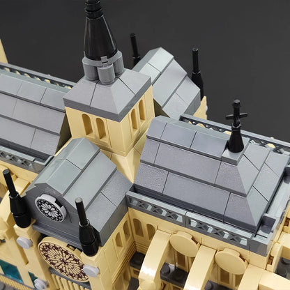 Wange MOC Building Block Set: Paris Notre Dame Cathedral, Model 5210