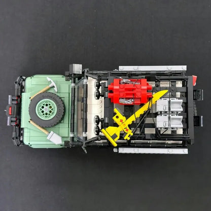 MOC Motorized Building Block Set: Land Rover Defender 90, Model E0090