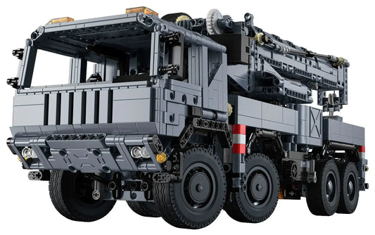 Cada Building Block Set: Motorized Military Rescue Vehicle Crane Truck, Model C61507PF