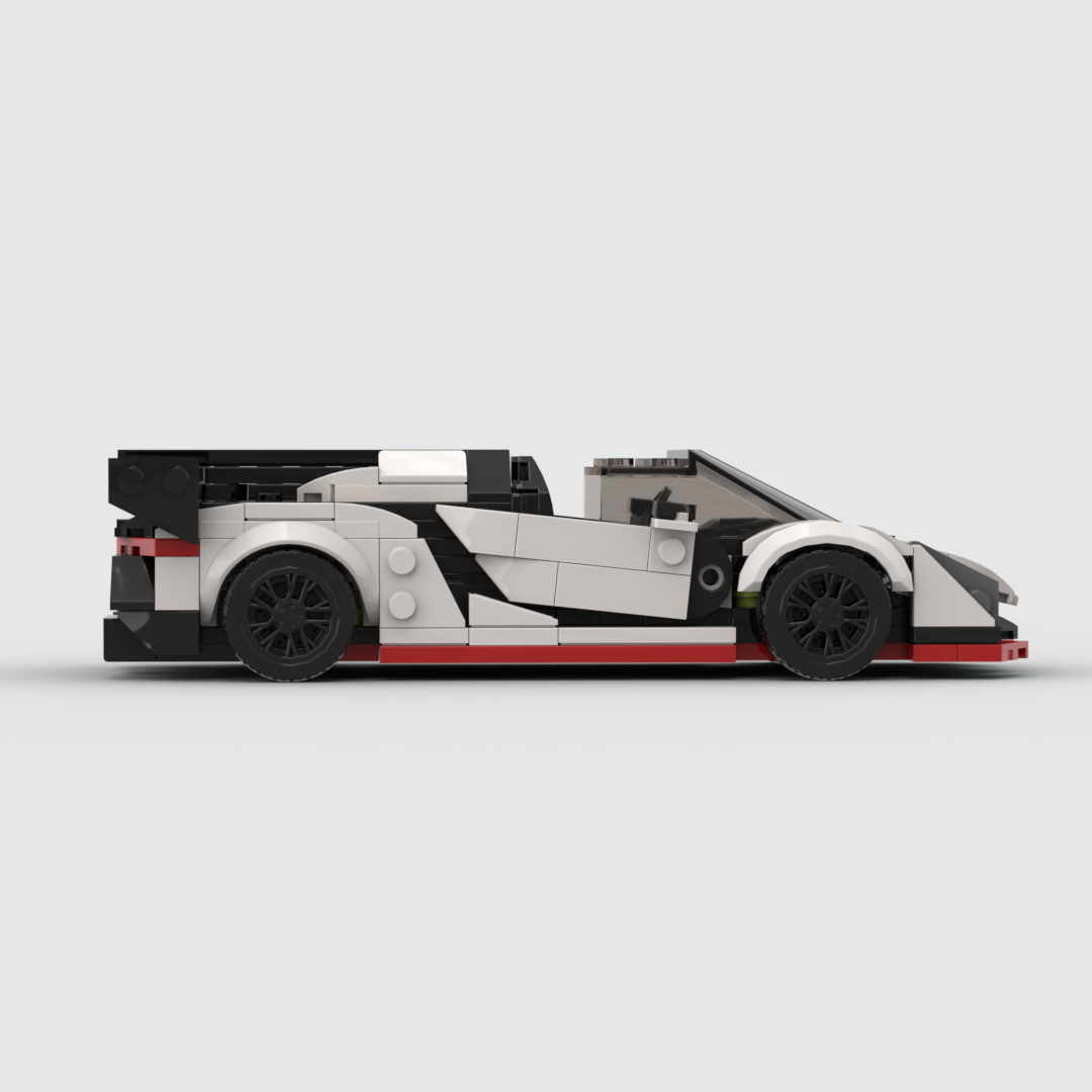 Trilumity MOC Building Block Set: 1:24 Supercar (300+-Piece) | MOC Building Set
