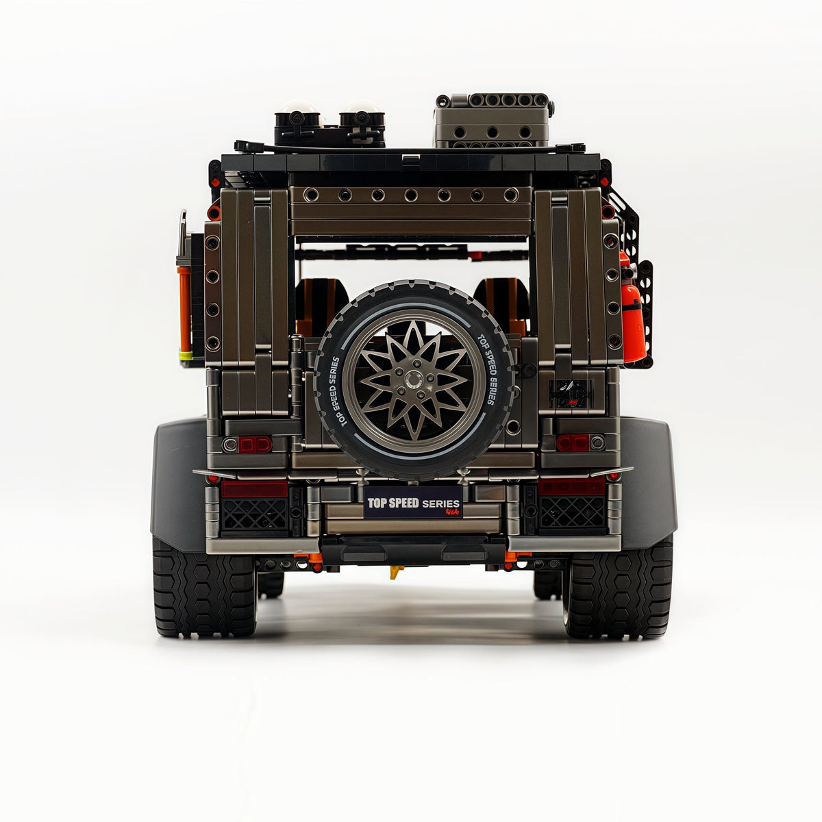 Trilumity Motorized Building Block Set: 1: 8 Mercedes Benz G 500, Ultimate Maneuver Control Off-Road | Electroplating Gun Gray Custom