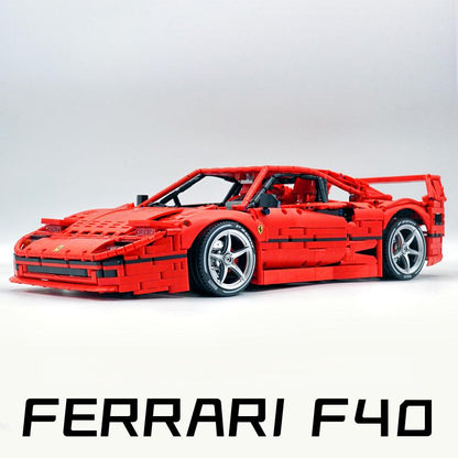 Trilumity Building Block Set: 1:8 The Ultimate 80s Turbo Icon Supercar (4026-Piece)
